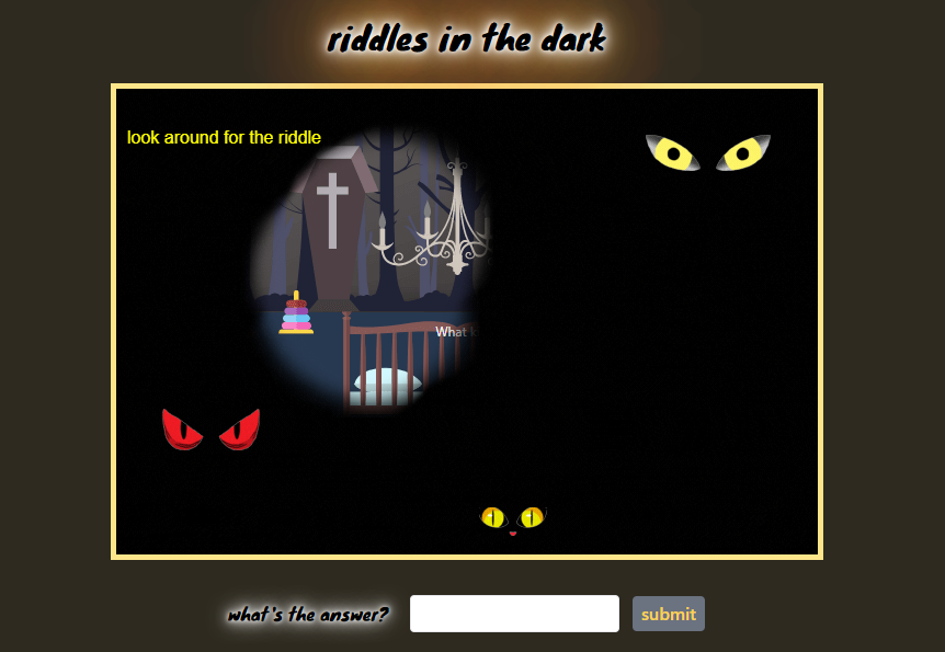 screenshot for riddles in the dark